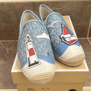 Micheal Kors Hastings Espadrille Slip On Shoes